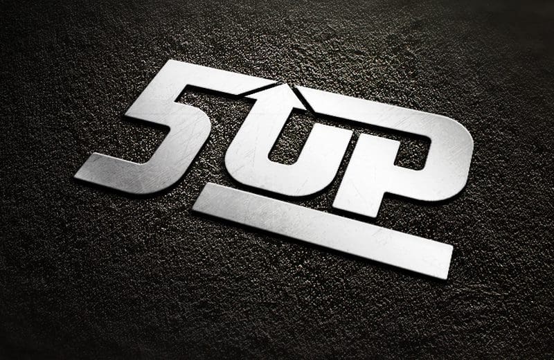 5up logo mockup