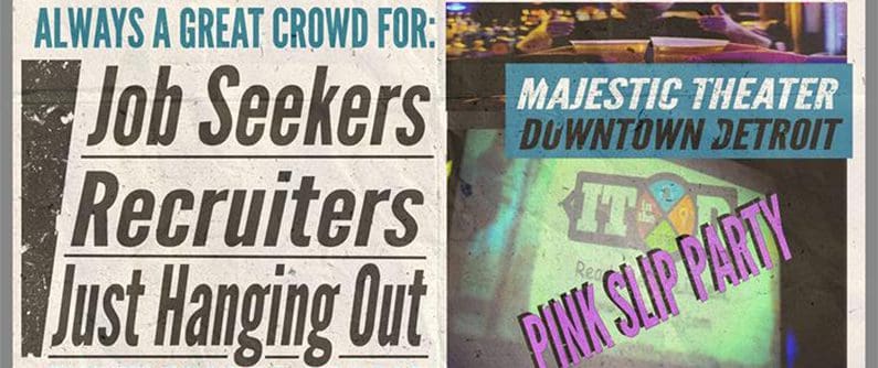 Networking ‘Pink Slip Party’ coming to Detroit’s Majestic Theater