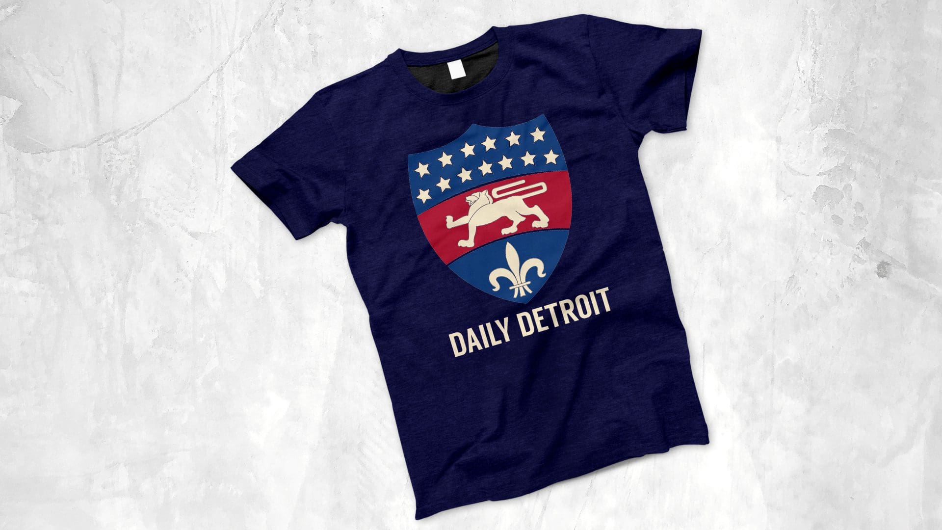 Daily Detroit - Silkscreen Shirt Mockup 04