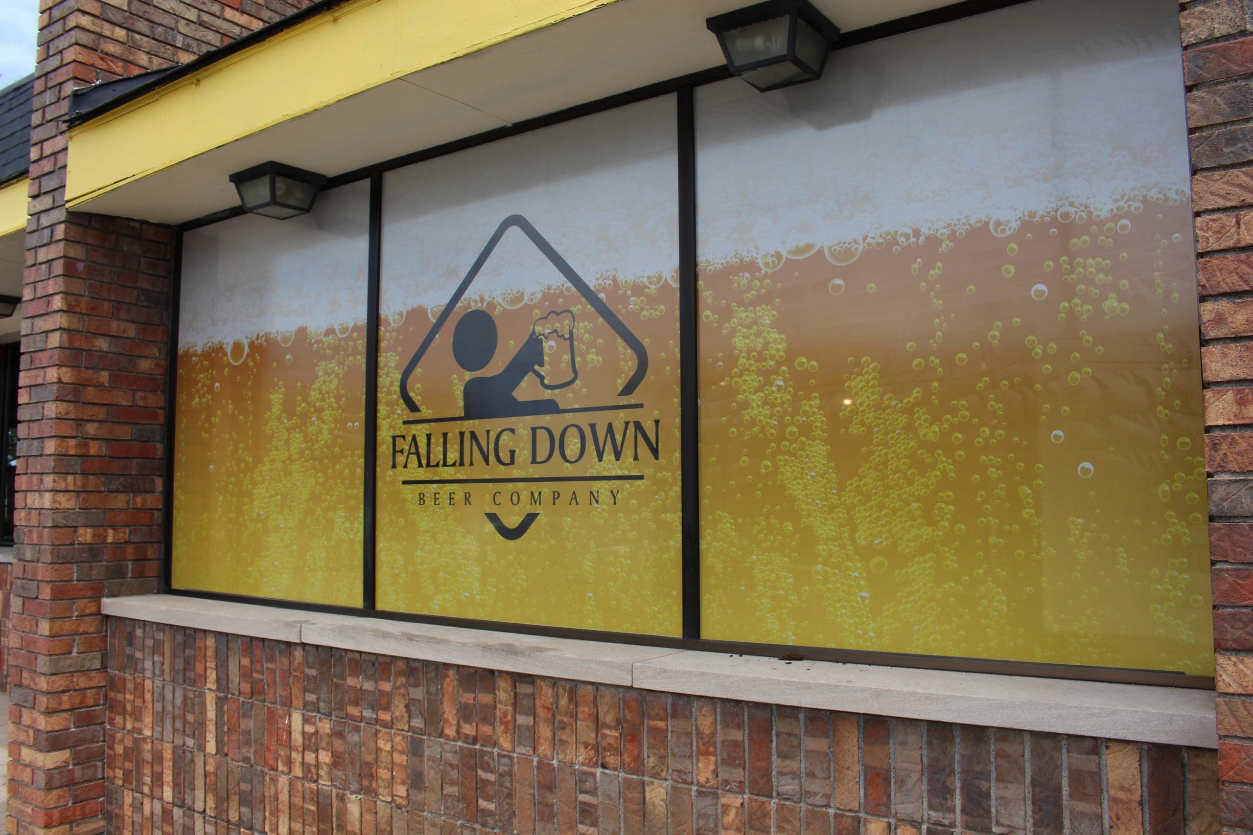 Falling Down Beer Co – Warren, MI Window Perf