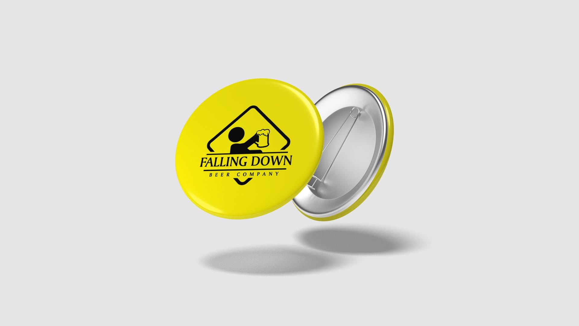 Falling Down Beer – Pins Mockup 02