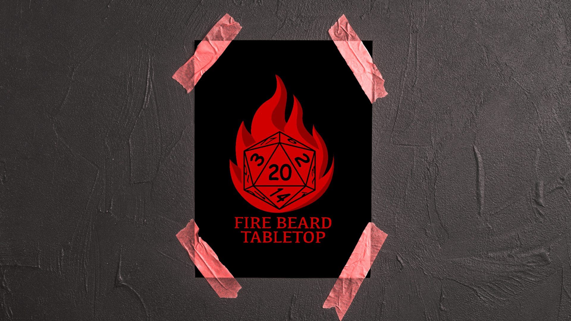 Fire Beard – Logo Concept Mockup 04
