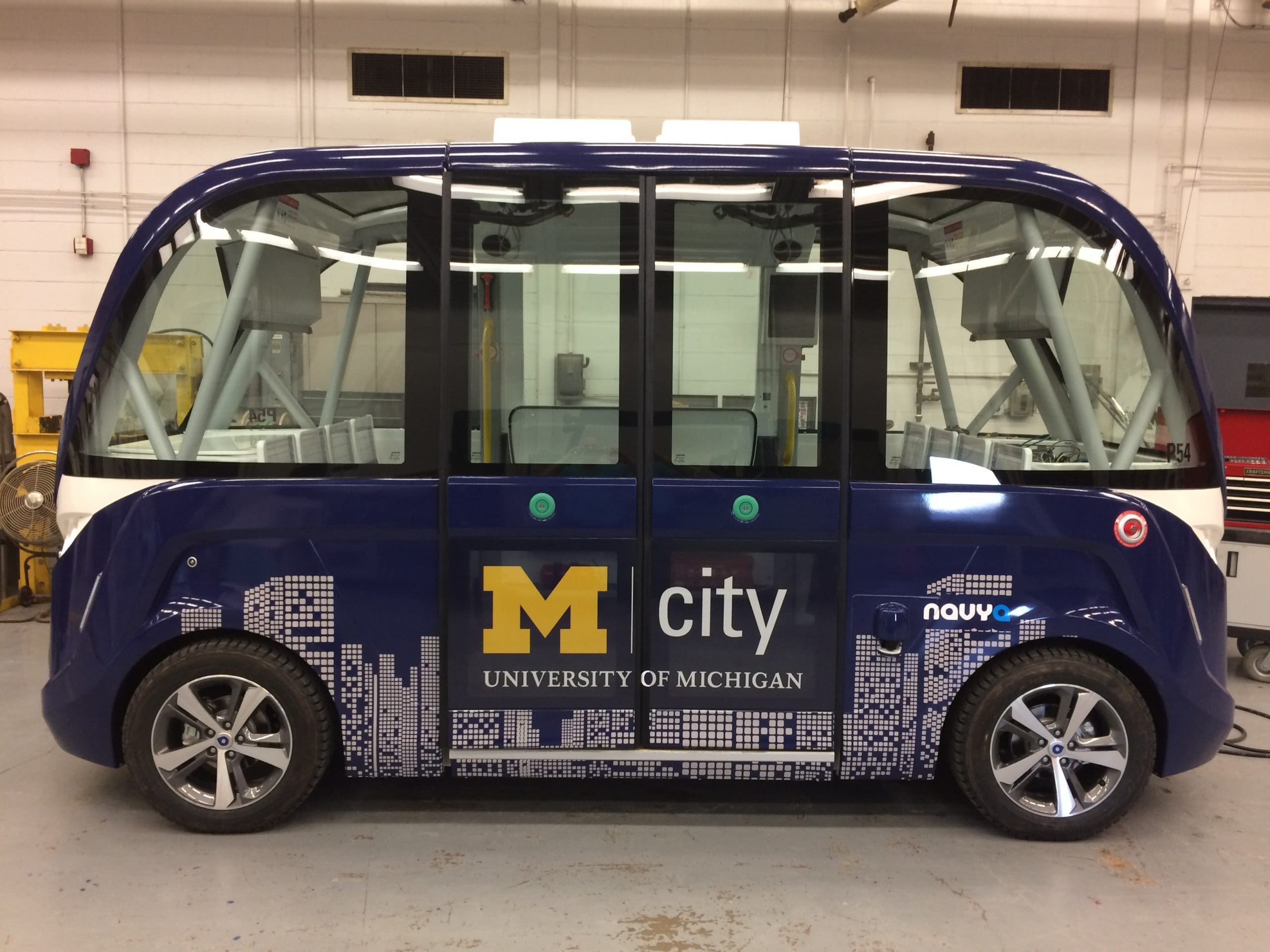 M-City Navya Shuttle Full Wrap