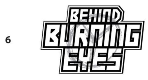 Behind Burning Eyes - Logo Design Process 01
