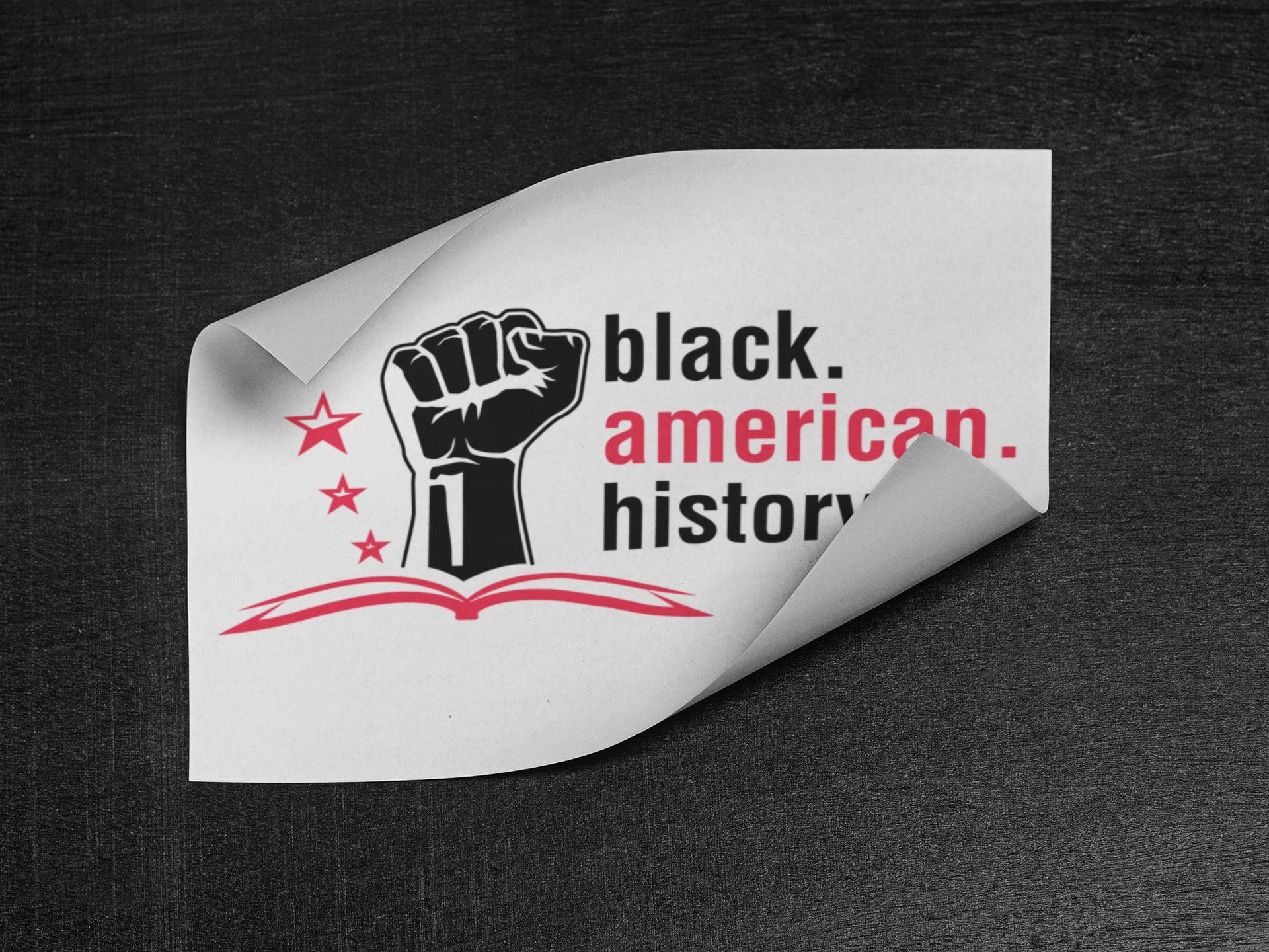 Black American History - Logo Mockup 02