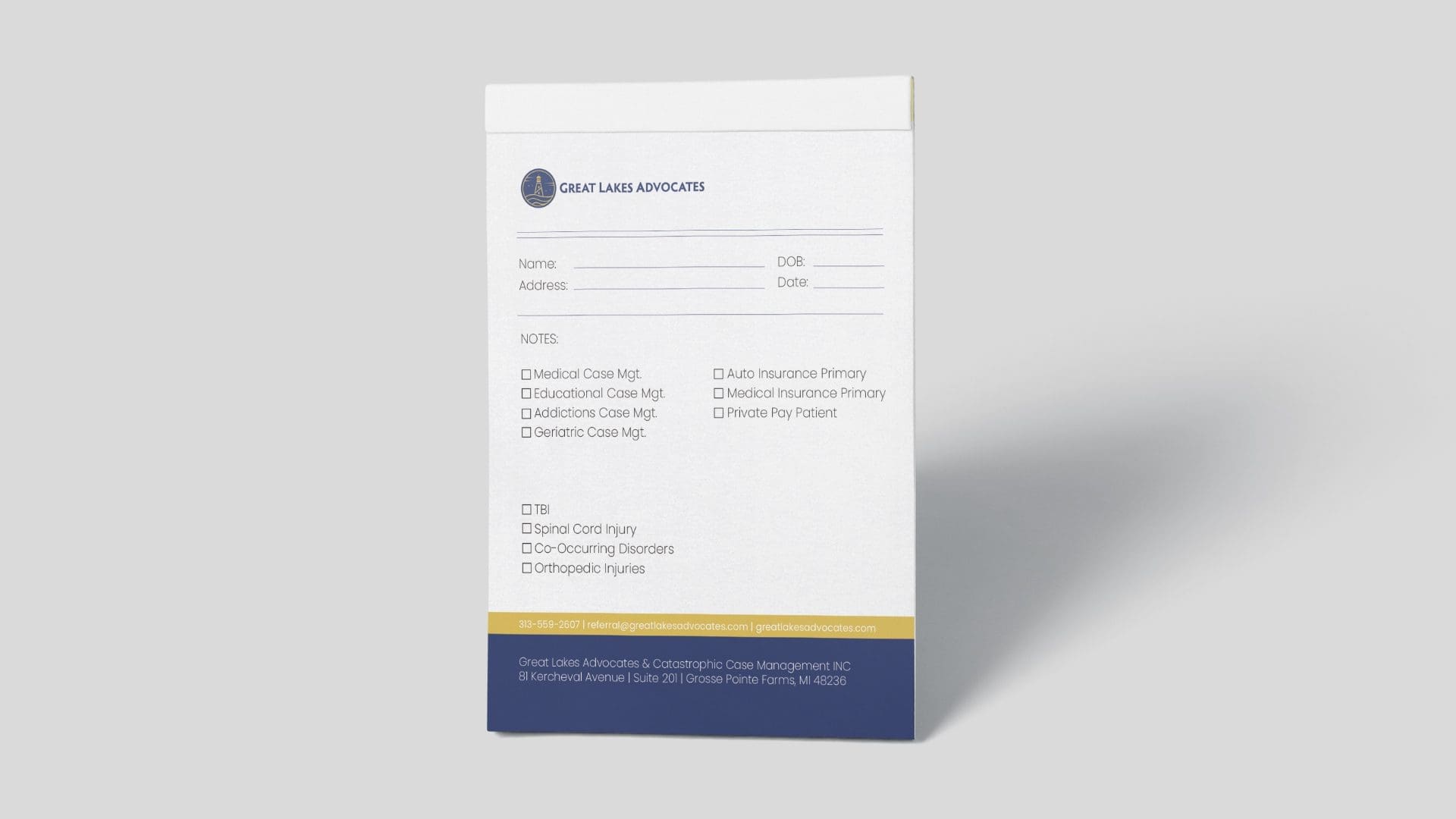 Great Lakes Advocates - Referral Pad Mockup 02