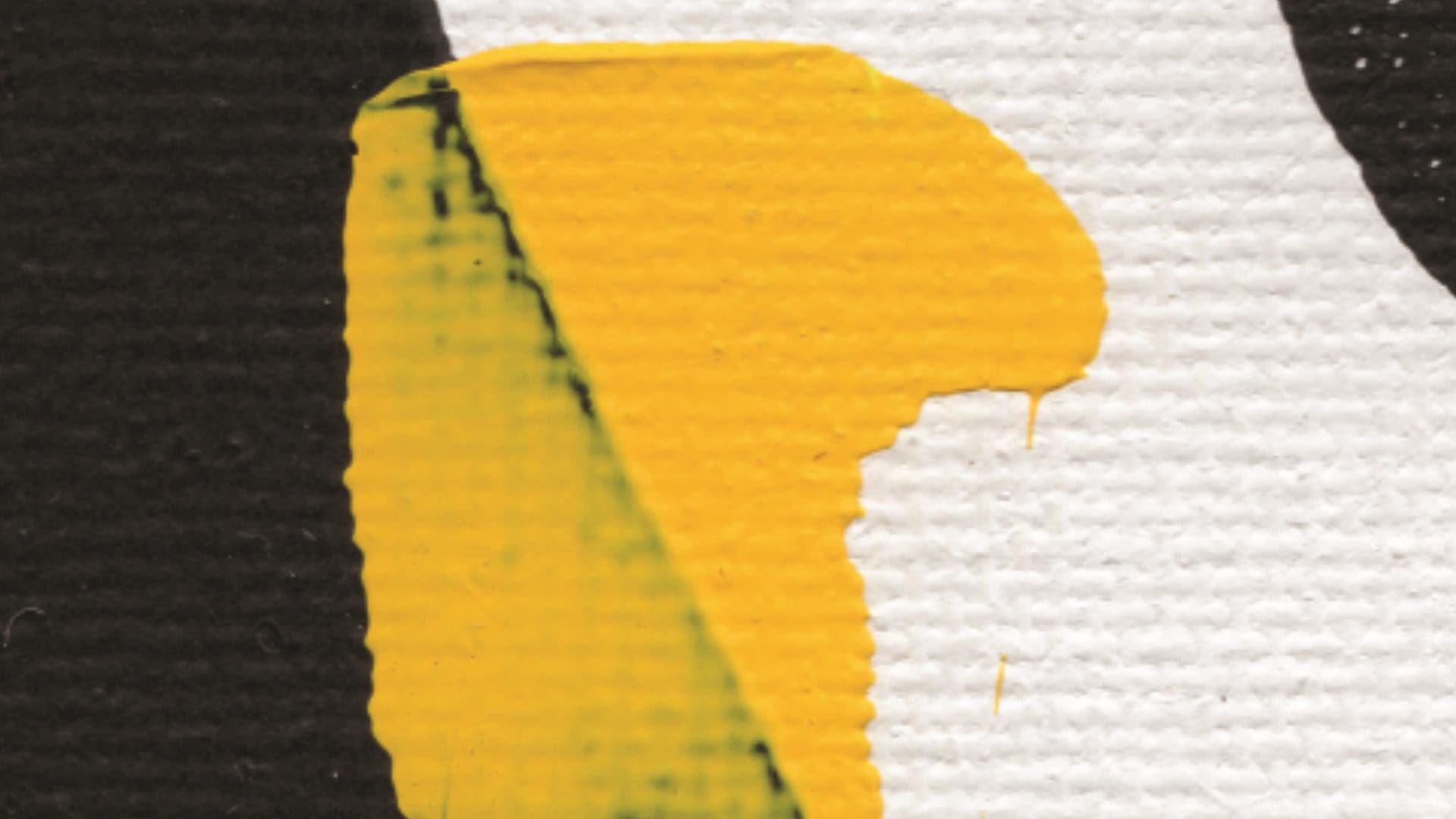 Emily Alber Art - Yellow and Black Closeup