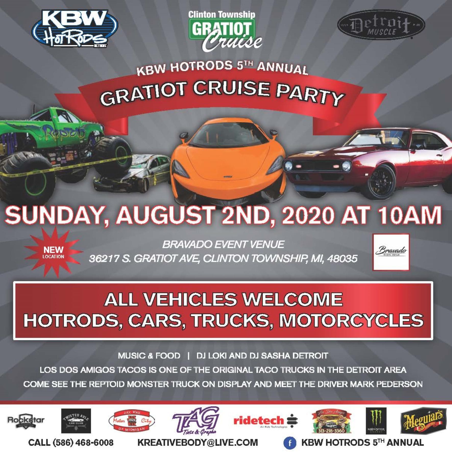 Kreative Body Werks – 2020 Gratiot Cruise Flyer