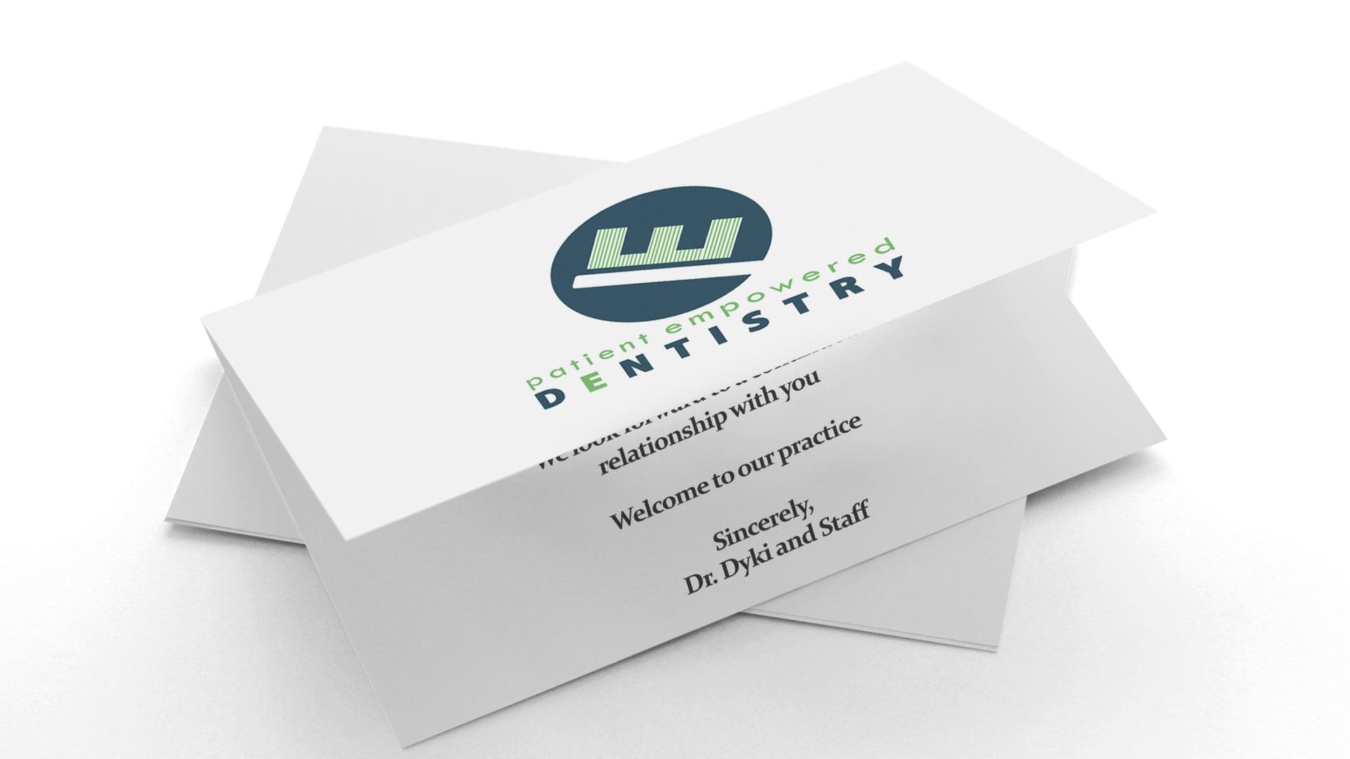 Patient Empowered Dentistry – New Patient Cards
