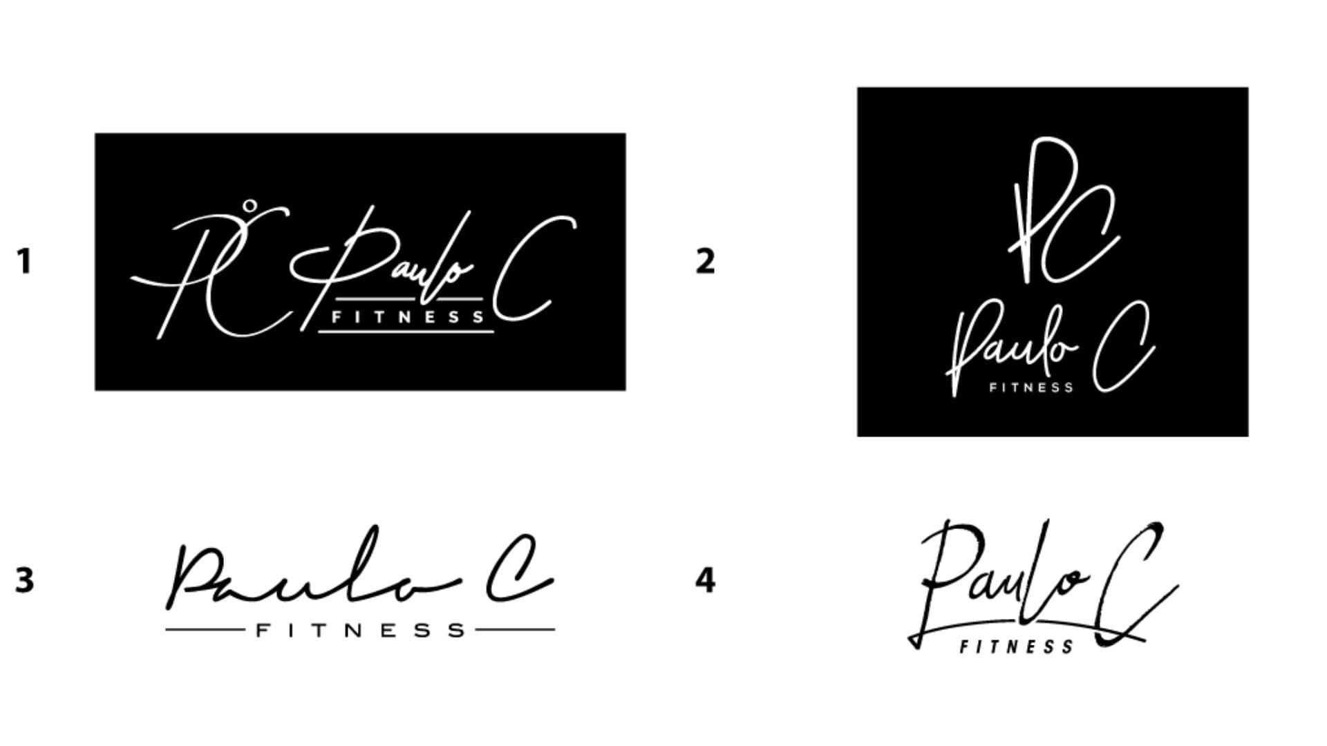 Paulo C Fitness - Logo Concepts 02