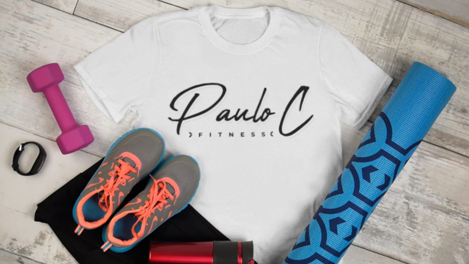 Paulo C Fitness - Logo Mockup 03