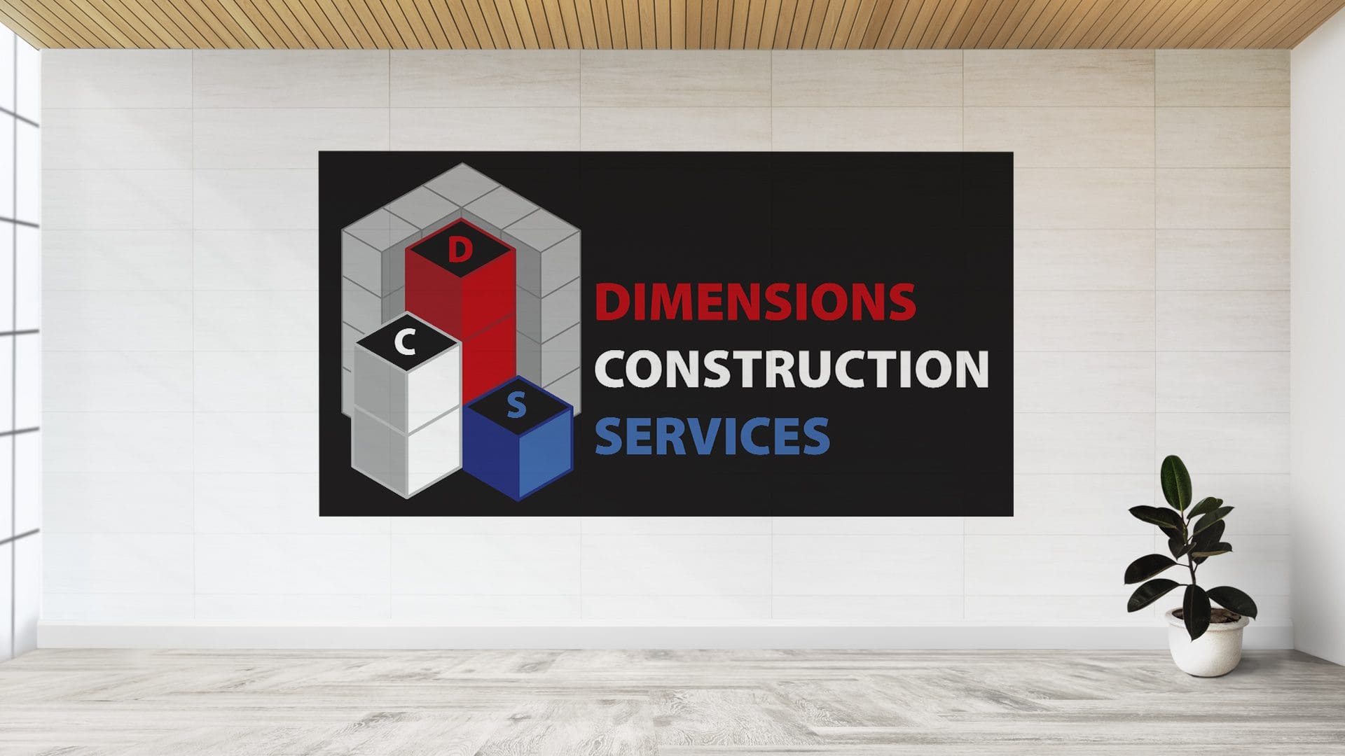 Dimensions Construction Services - Logo Mockup (3)