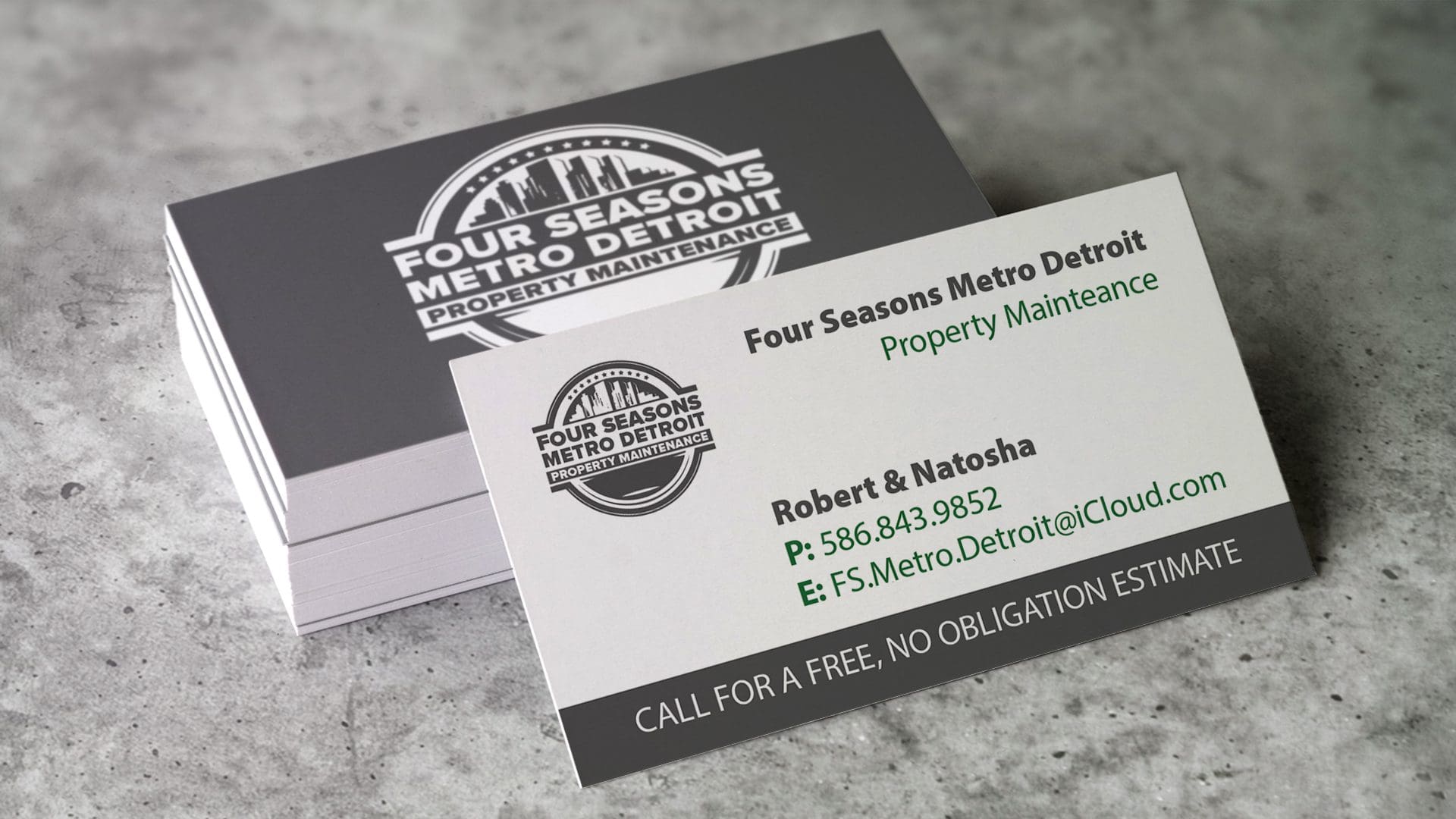 Four Seasons Metro Detroit – Rob’s Business Cards