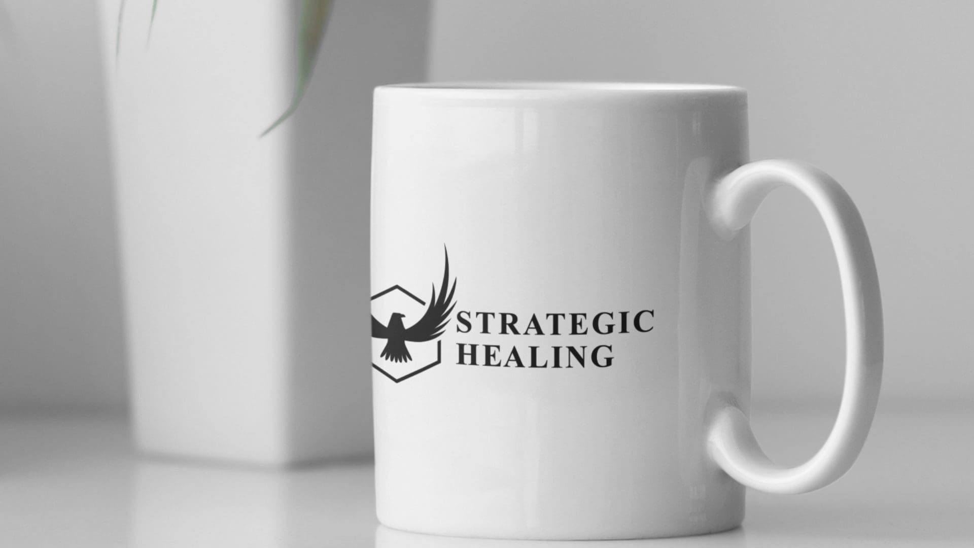 Strategic Healing - Eagle Logo Mockup 03