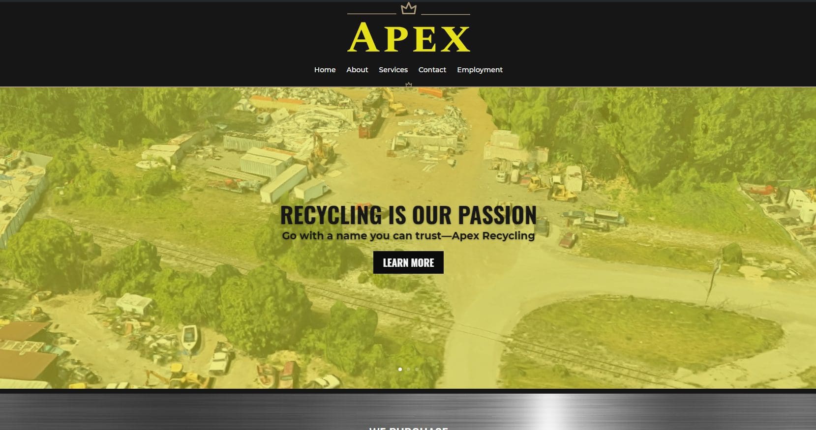 Apex Recycling Website Design