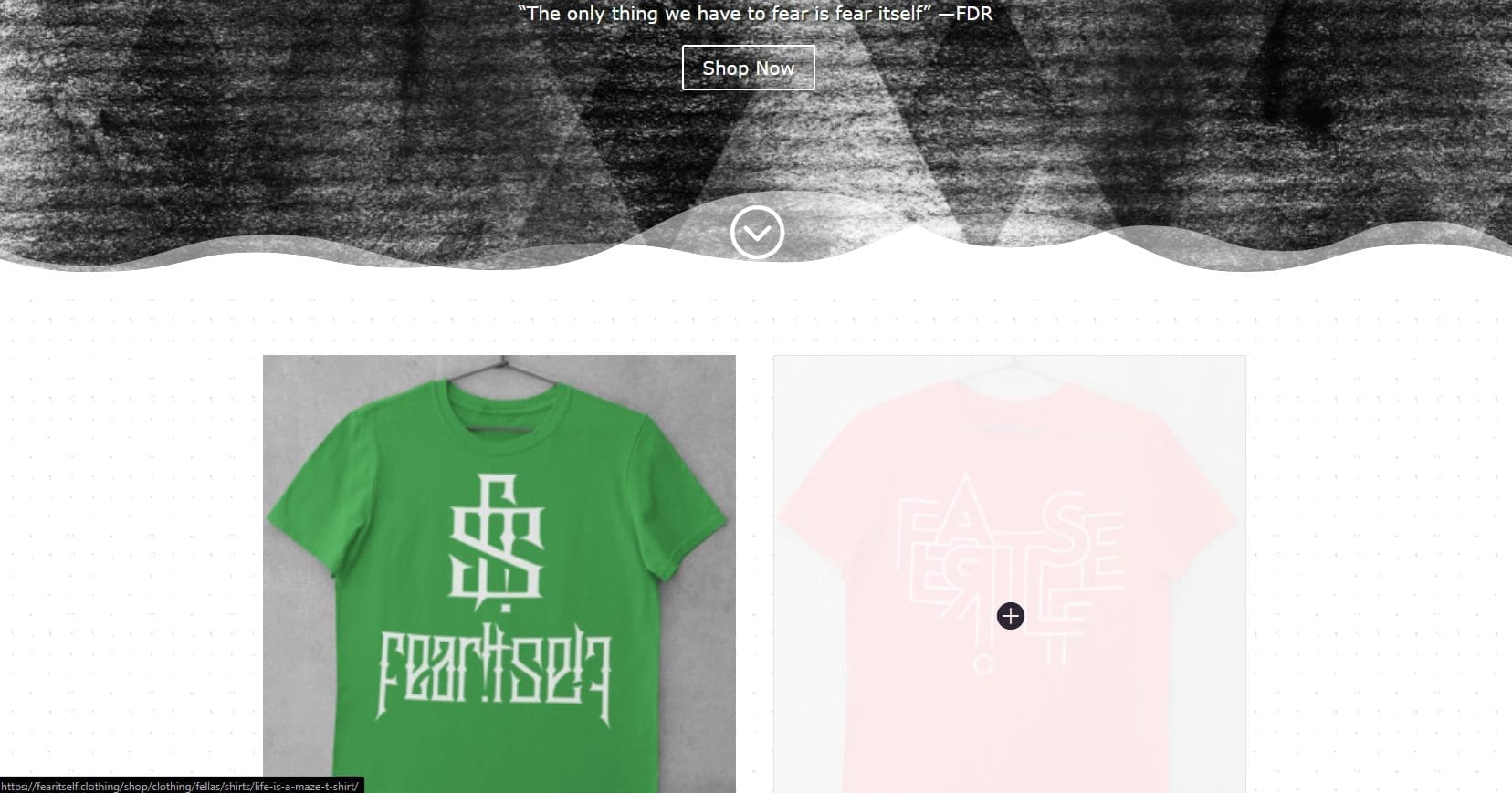 Fear Itself Clothing - Ecommerce Website (2)