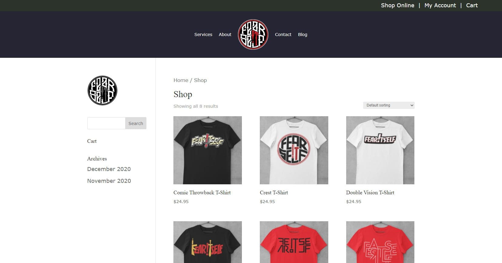 Fear Itself Clothing - Ecommerce Website (7)