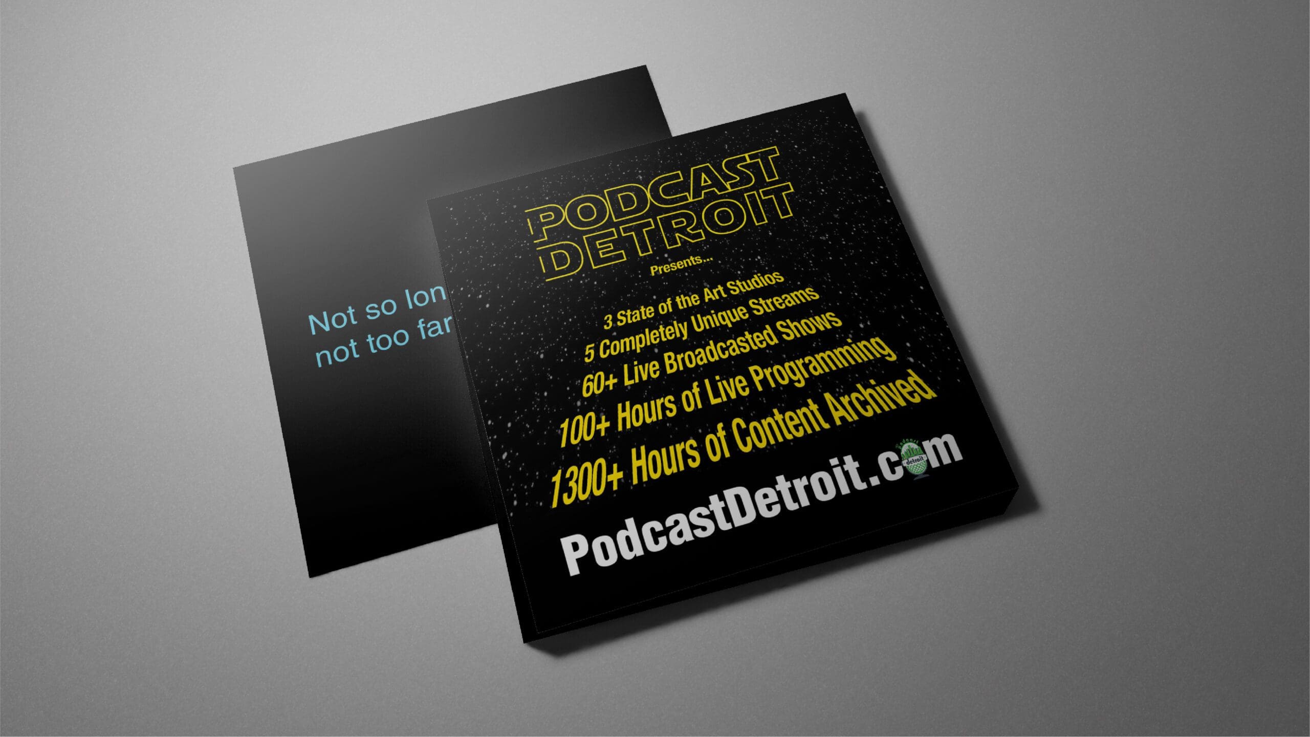 Podcast Detroit – 4×4″ Cards