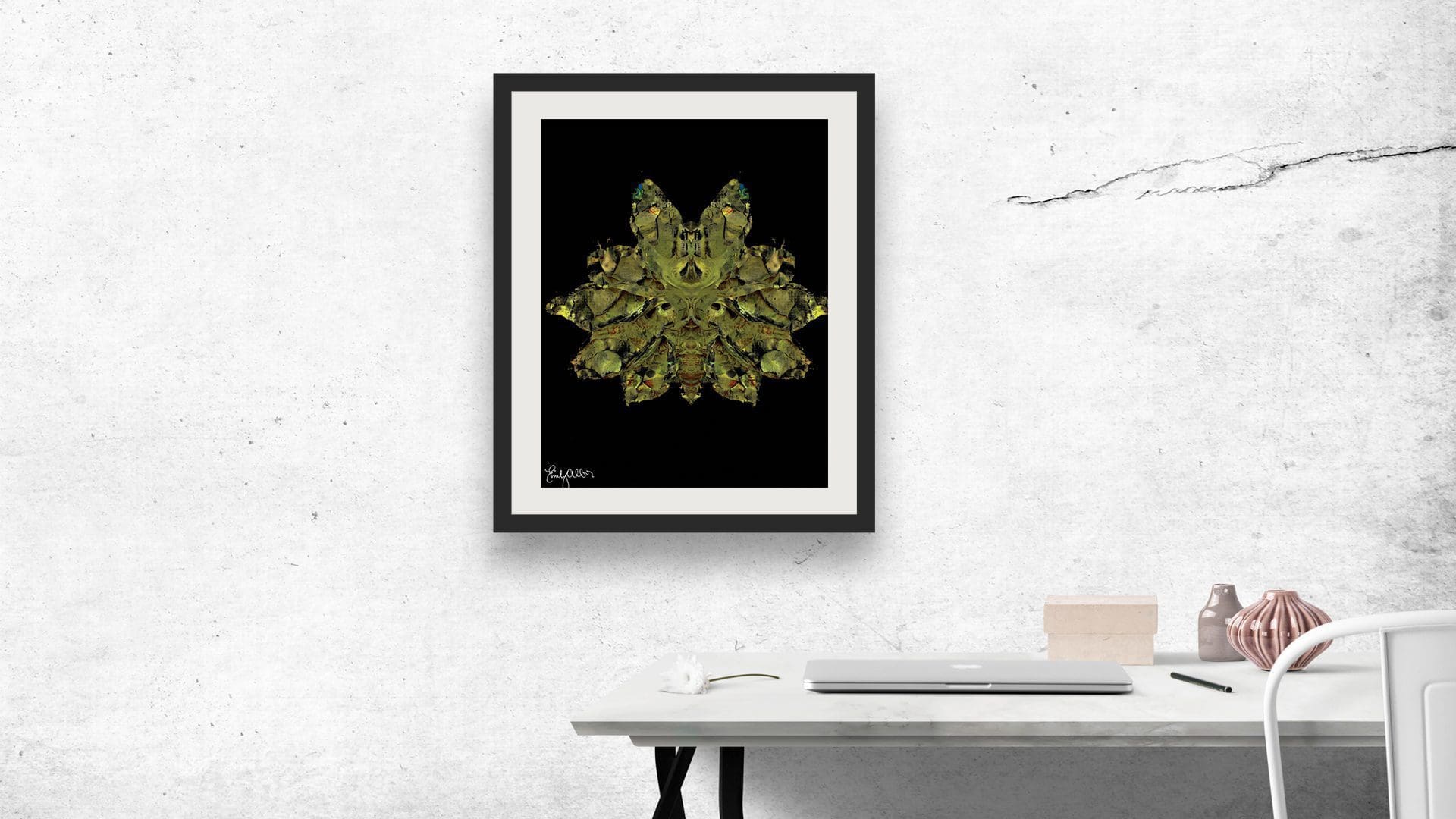 Emily Alber Art - Green Moth Art (3)