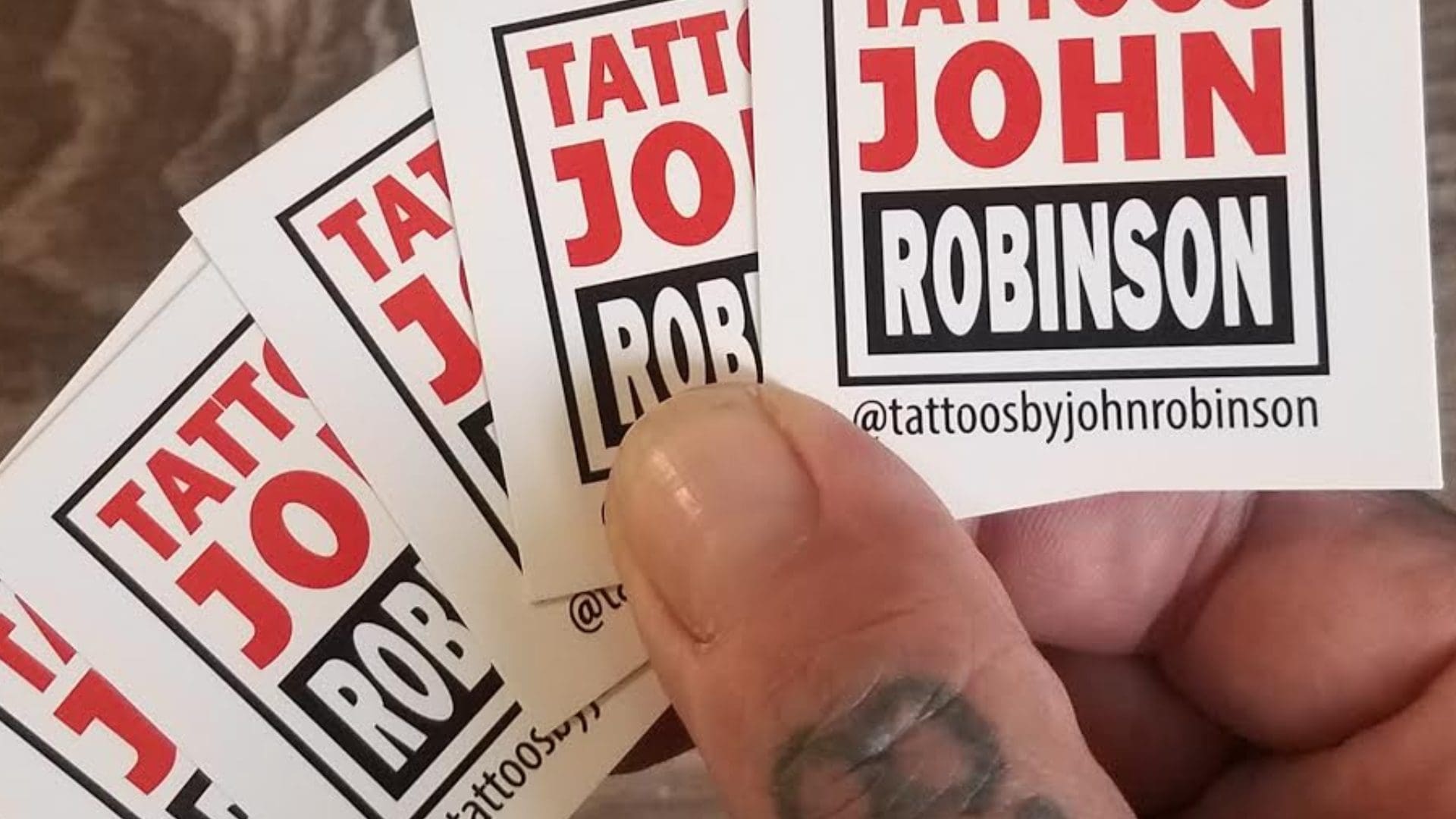 Square Business Cards for Tattoo Artist (4)