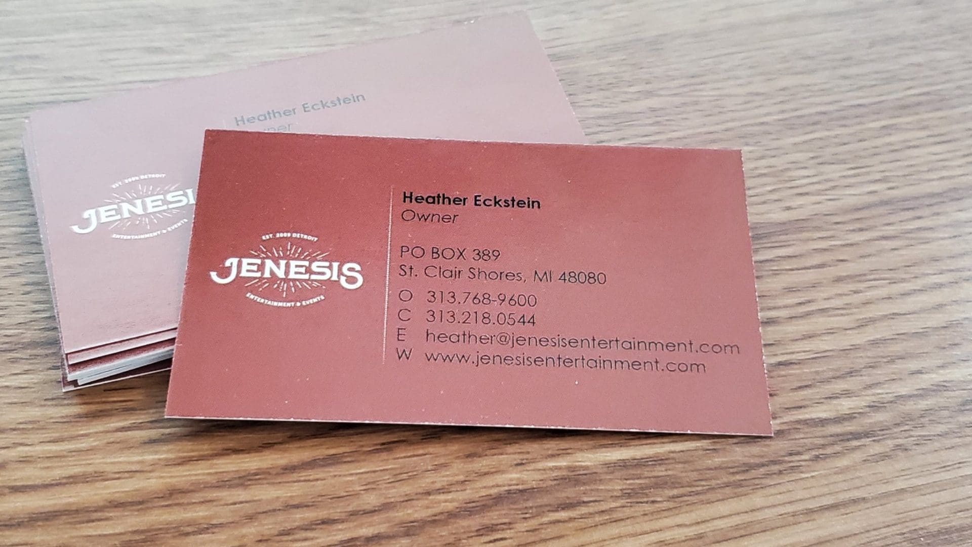 2 Sided Business Cards with Gloss Finish 4