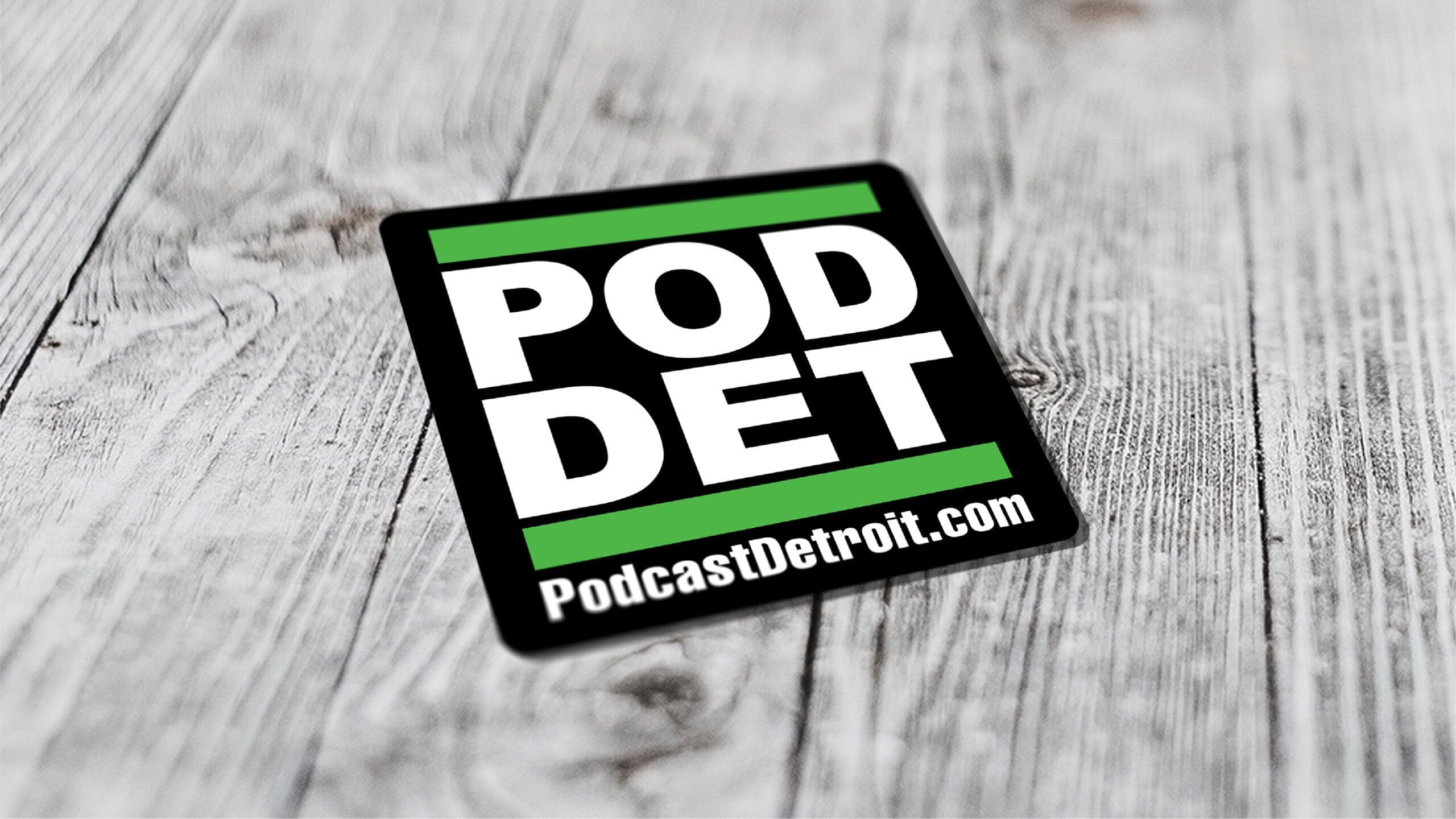 Podcast Detroit – 2in1 Logo Stickers