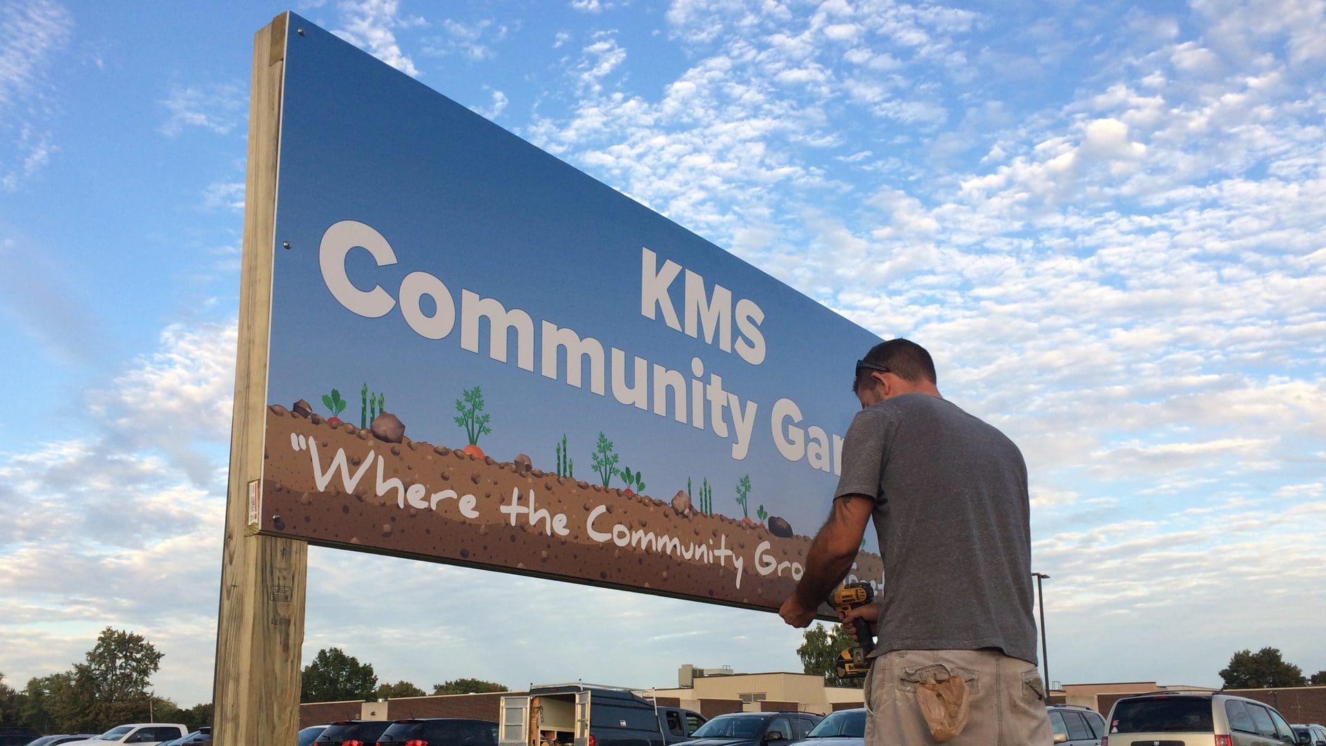 Kennedy Middle School – Community Garden Sign
