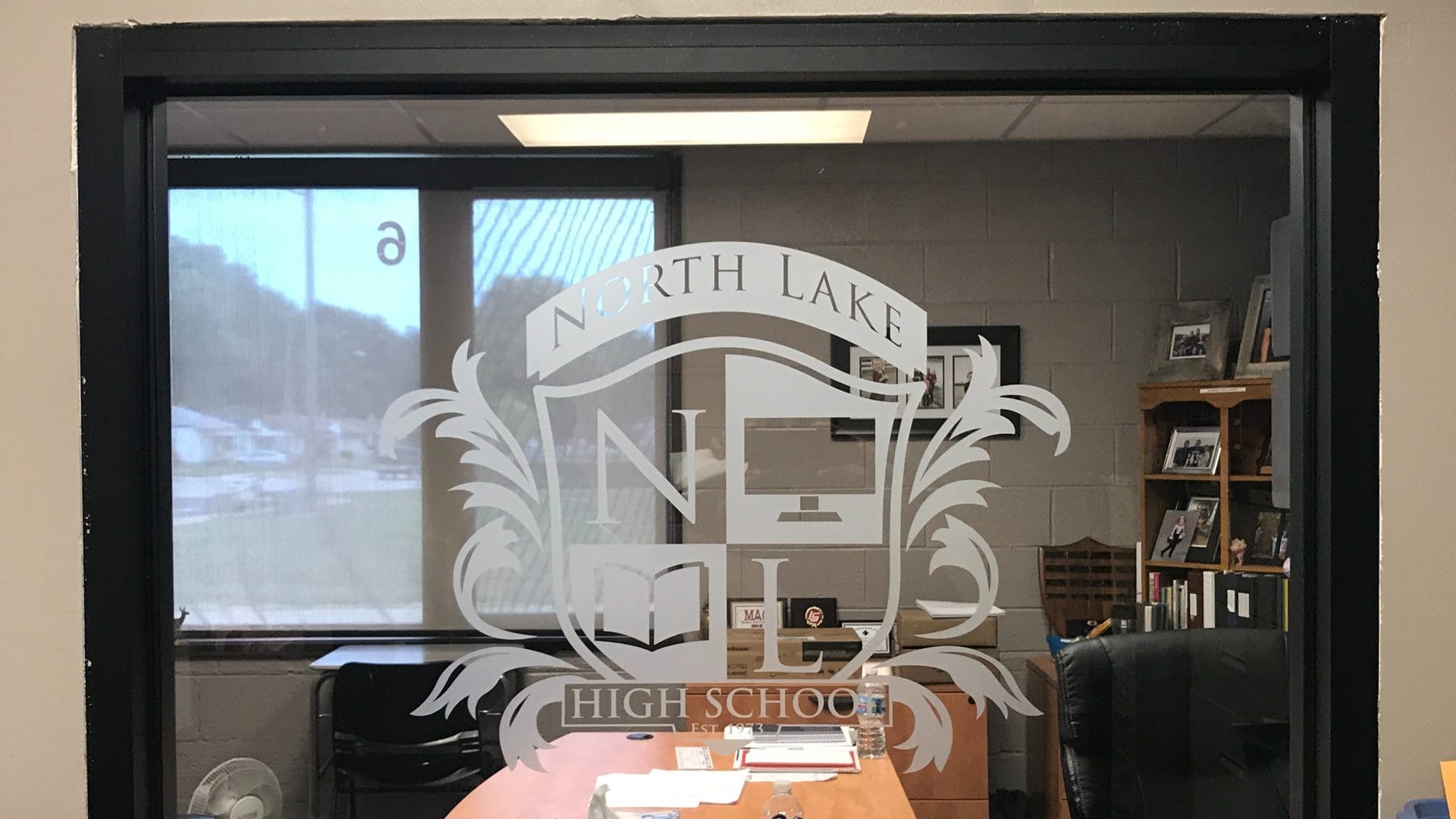 North Lake High School – Frosted Vinyl Logo