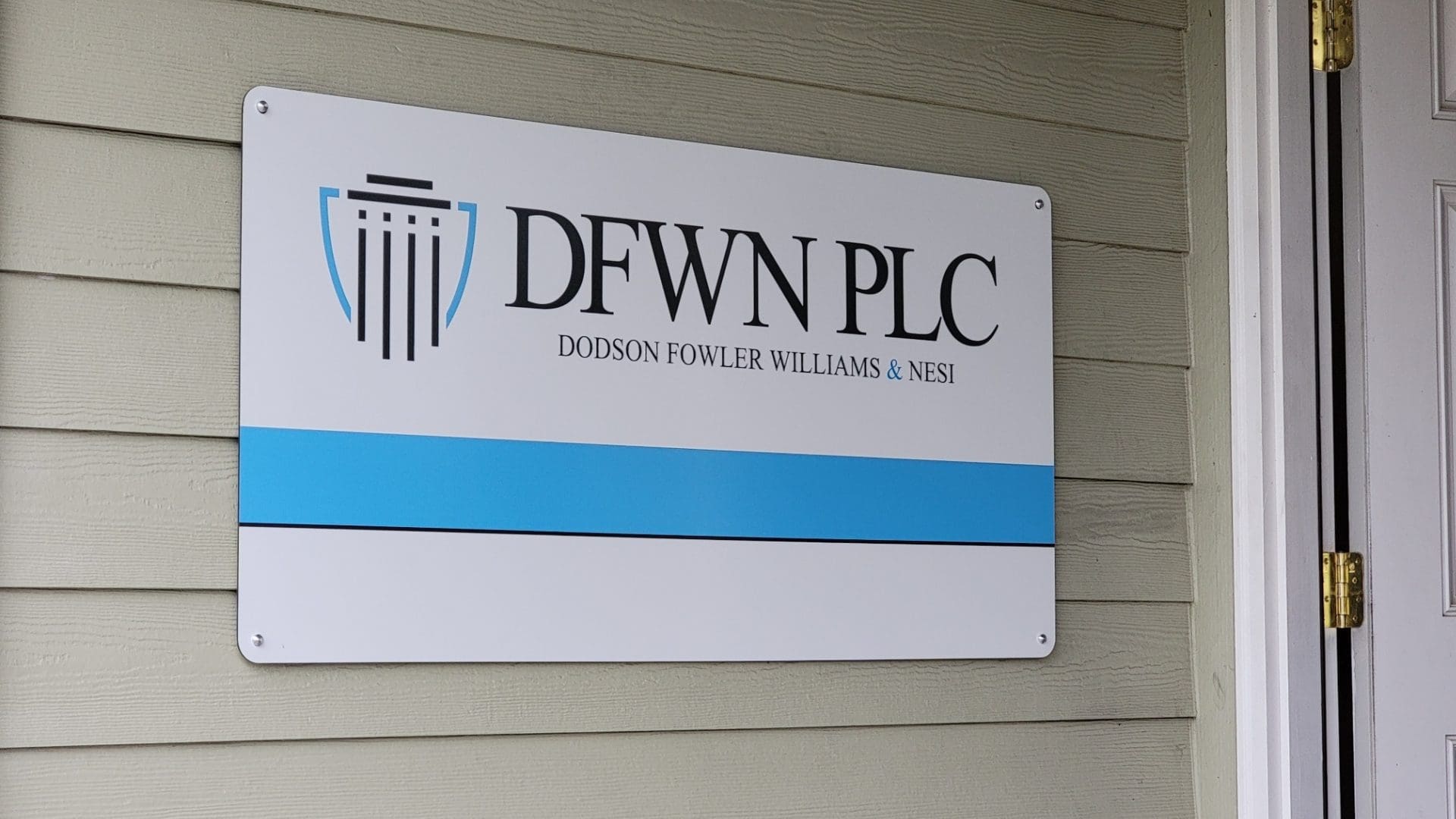 DFWN PLC – Notre Dame Signage