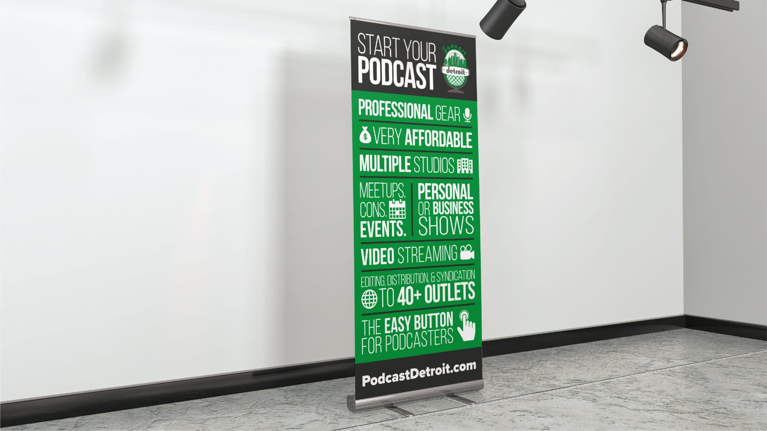 Podcast Retractable Banners