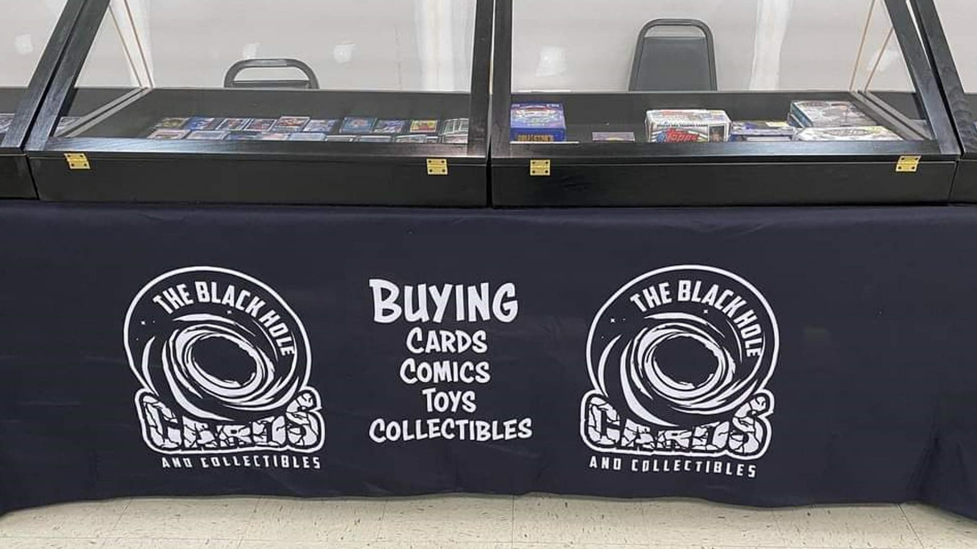 trade show table covers with logo