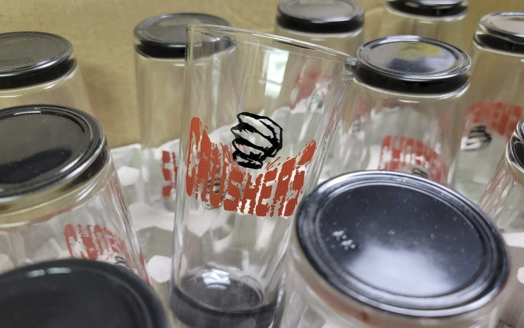 The Crushers – Glass Pint Glasses