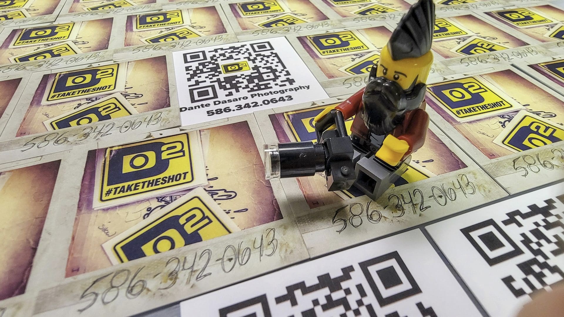 square business cards with qr code 1