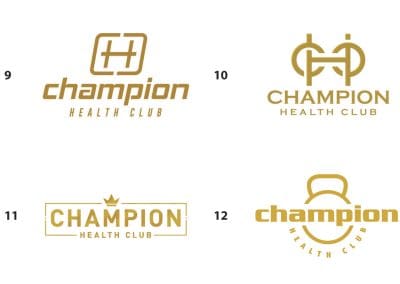 Champion Health Club Rebranding 2