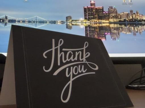 DFWN PLC – Thank You Cards