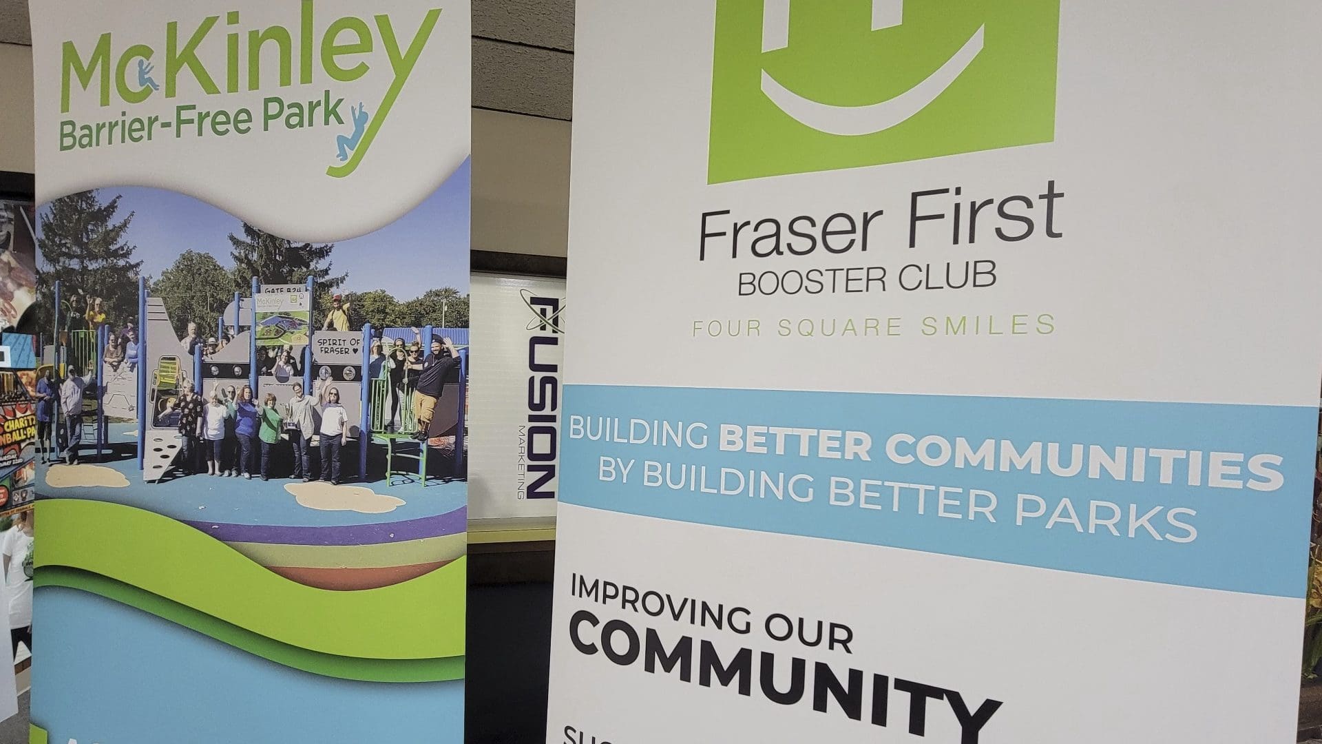 Fraser First – Retractable Banners with Stand