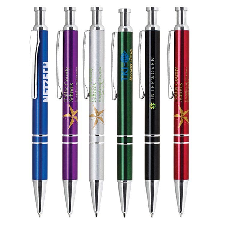Fusion Marketing Our Top 20 Promotional Pens with Logo Options the Markets Where They Shine Luster Metal Ballpoint Pen Copy
