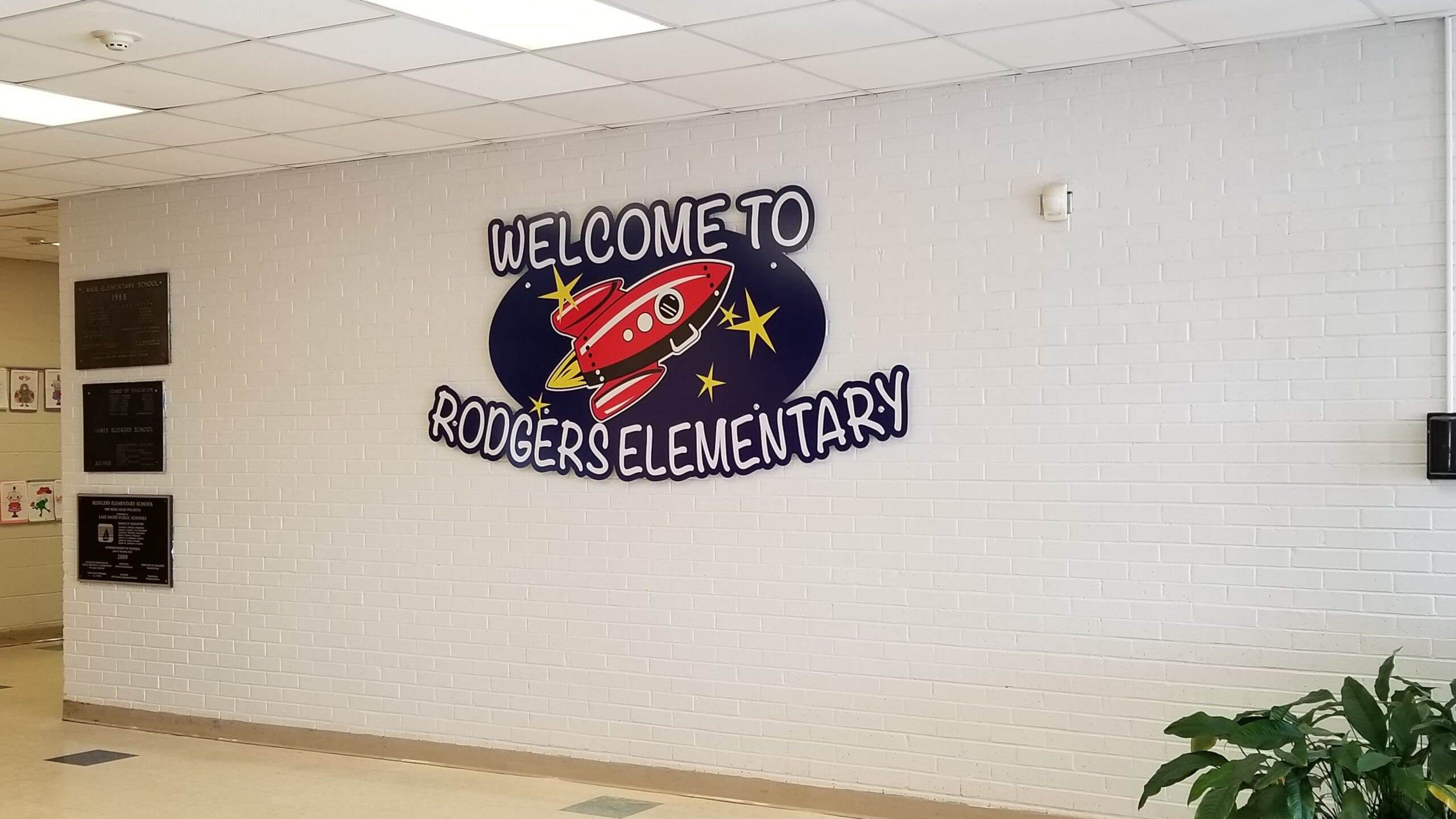 Custom School Logo Signage 3
