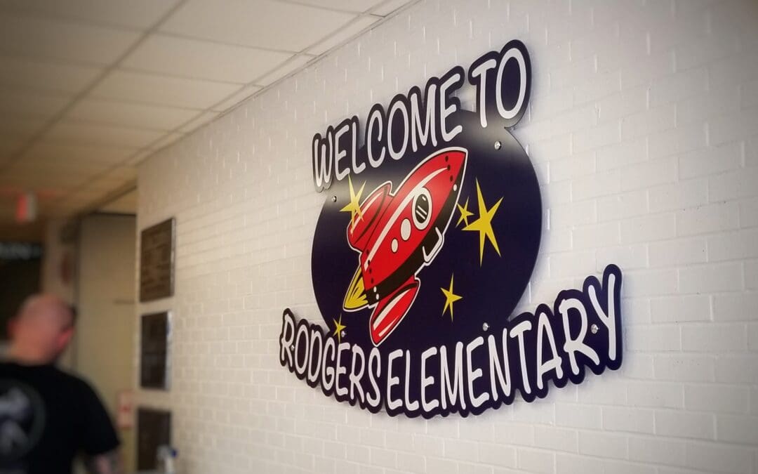 Rodgers Elementary – School Entrance Signage