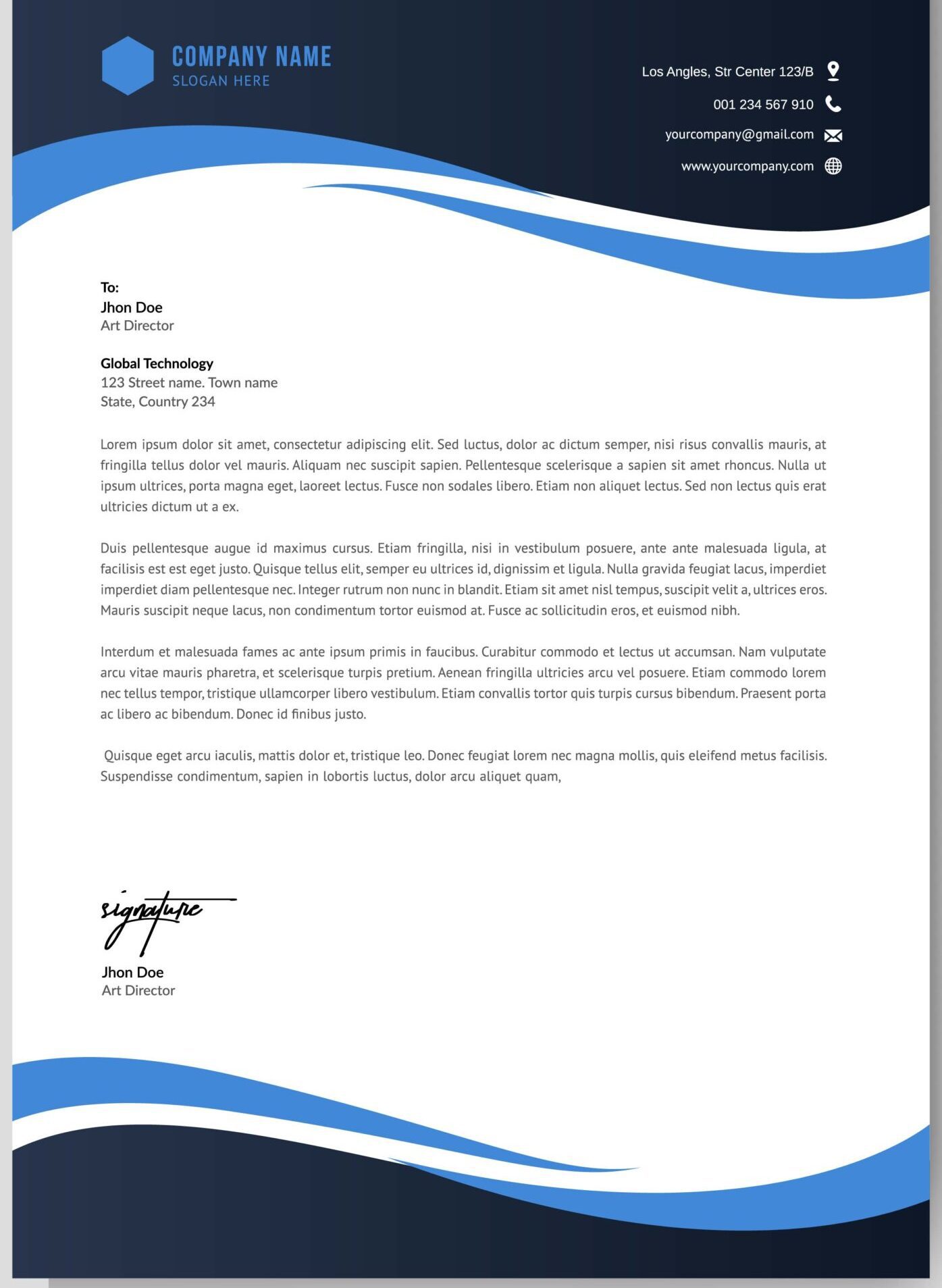 Fusion Marketing - Harness the Potential of Your Business Letterhead The Hidden Ingredient for Polished Correspondence - The Importance of Having a Personal Letterhead Template