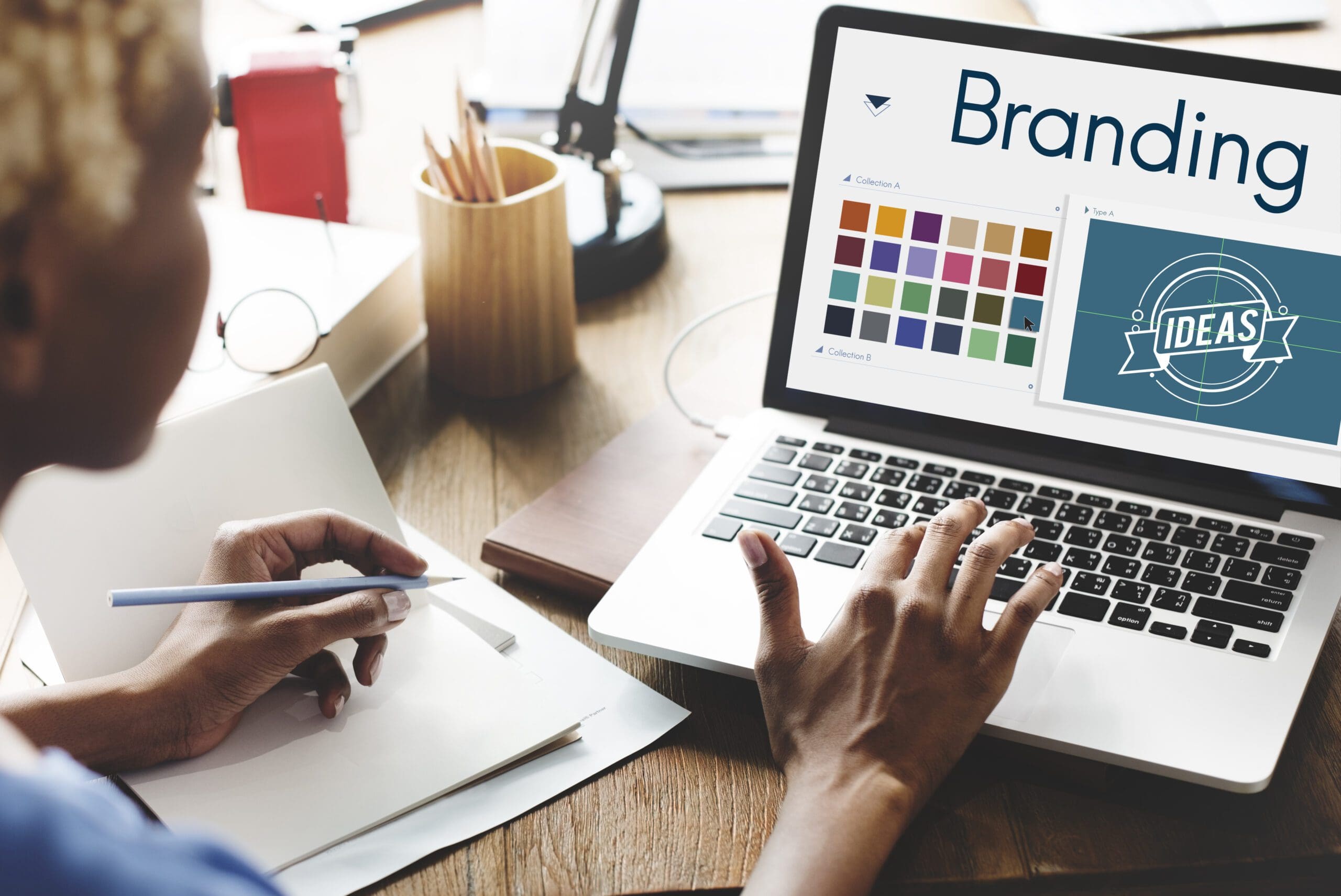 Branding Ideas Design Identitiy Marketing Concept