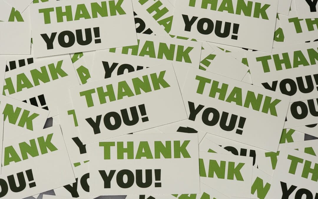 M&B Landscaping Thank-You Cards