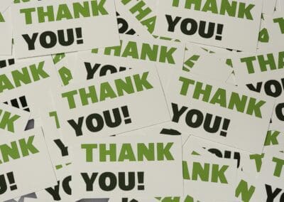 M&B Landscaping Thank-You Cards