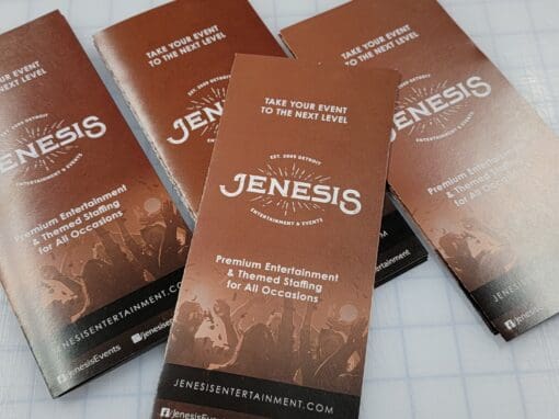 Jenesis’ Service Tri-folds
