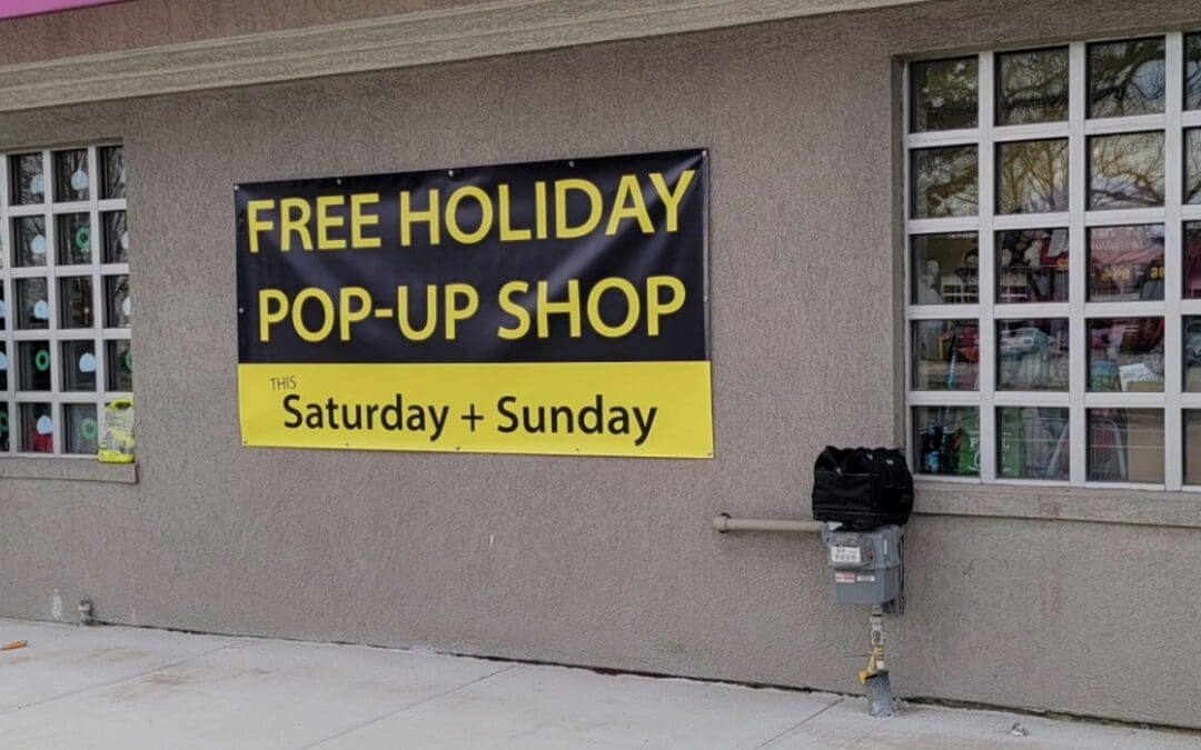 Eastpointe Freestore – Pop-Up Shop Temporary Signage