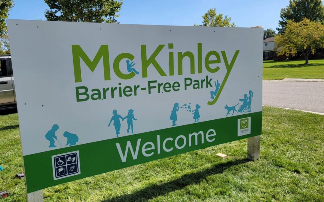 McKinley Barrier-Free Park – Welcome Sign