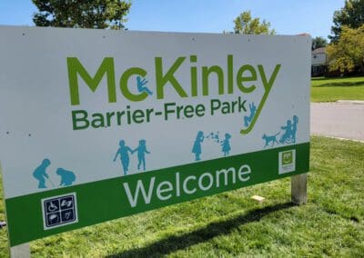 McKinley Barrier-Free Park – Welcome Sign