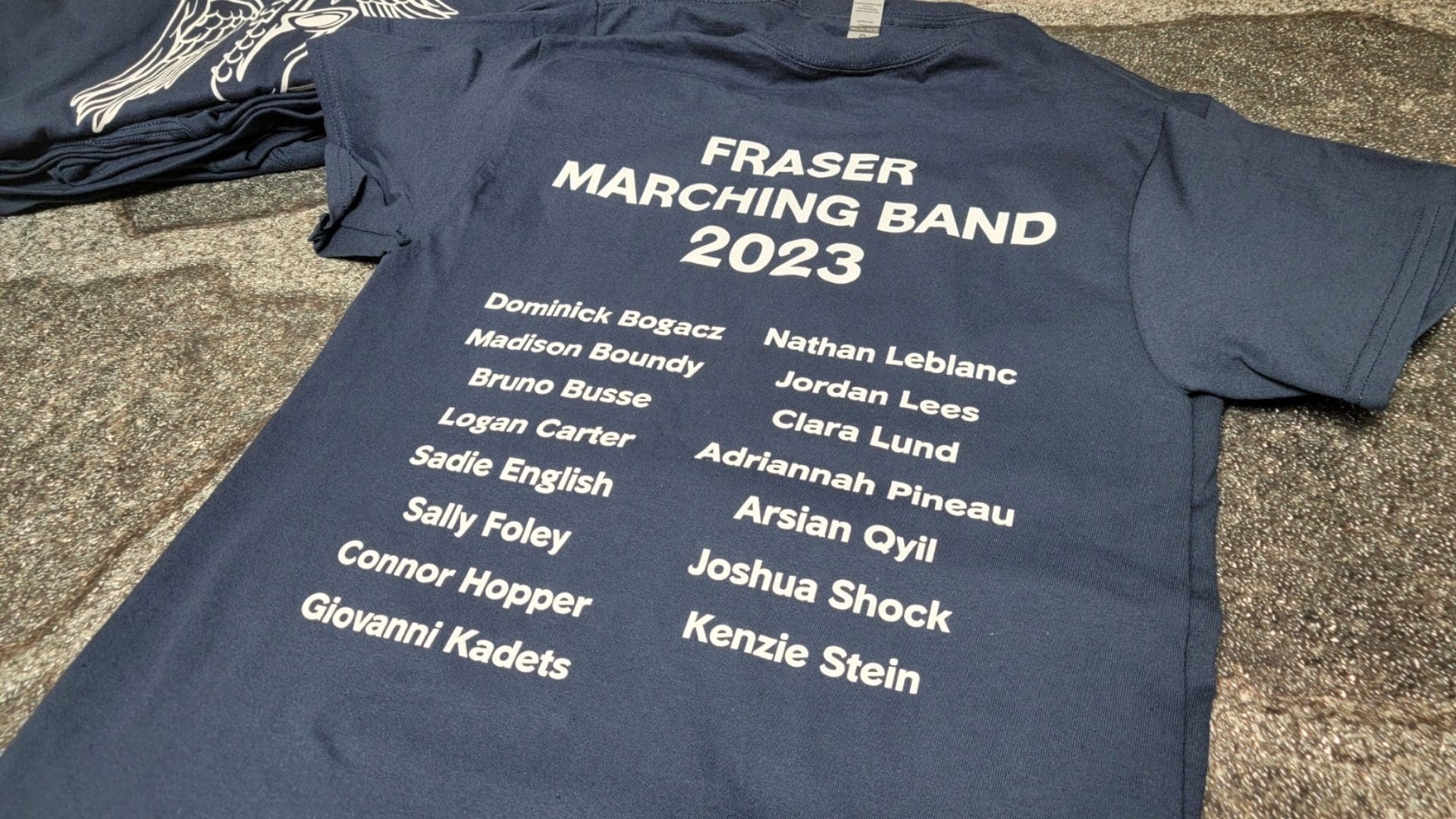 Projects Fraser High School Band Shirts 04