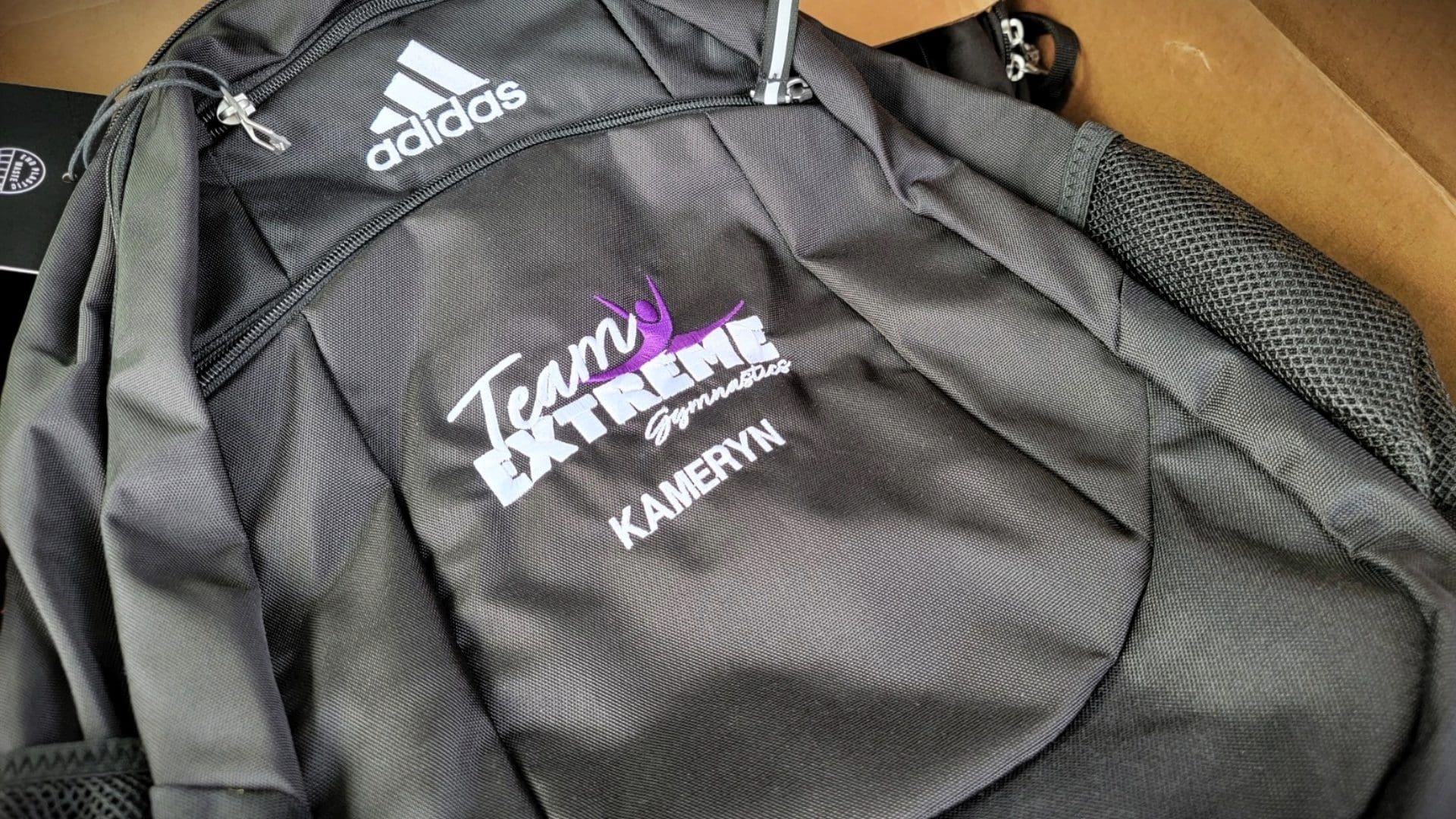Fusion Marketing Team Extreme Gymnastics Embroidered Adidas Gym Bags 01