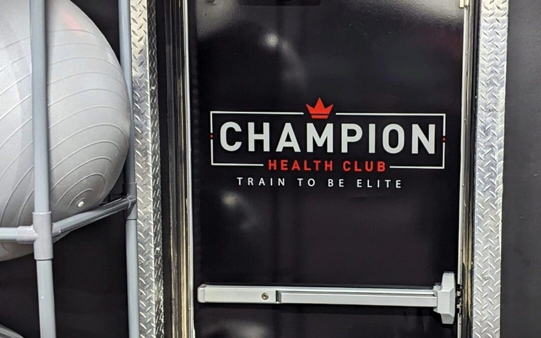 Champion Health Club – Gym Wall Graphics